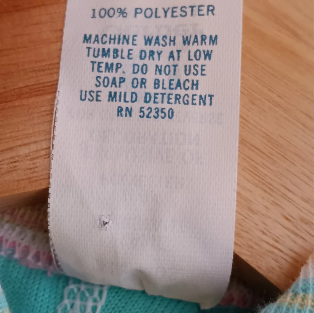 2 NOS VTG Polyester Fleece Blanket Sleepers